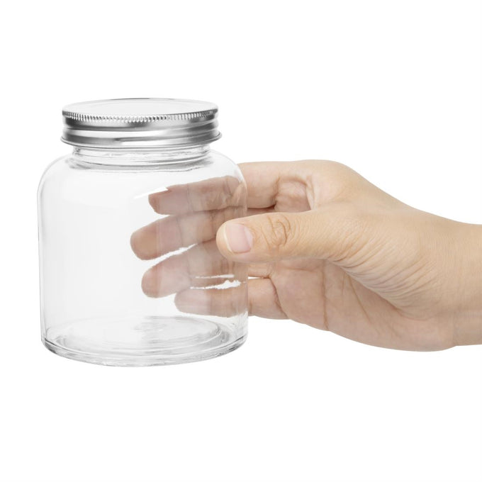 Bocaux à conserves en verre avec couvercle à visser 330 ml (lot de 6) - Vogue