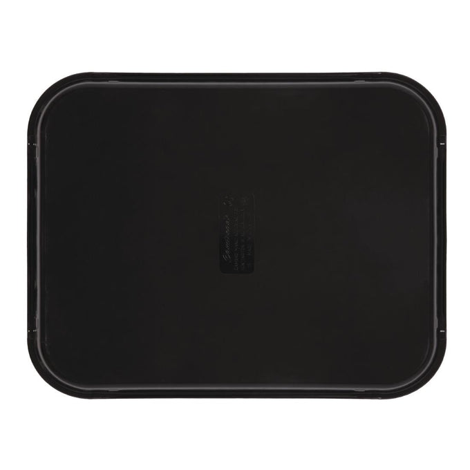 Plateau rectangulaire antidérapant en fibre de verre Camtread noir 45,7 cm - Cambro