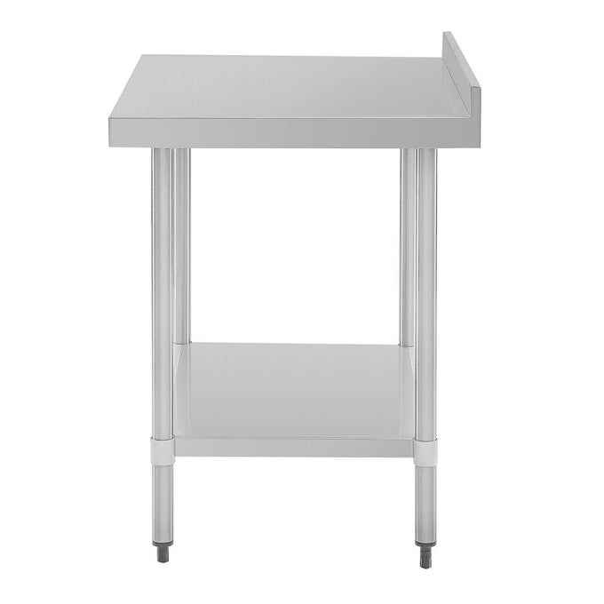 Table en acier inoxydable avec rebord 900 × 700 mm - Vogue