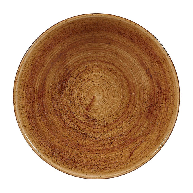 Assiettes coupes rondes Stonecast Patina Vintage Copper 182 mm (lot de 12) - Churchill