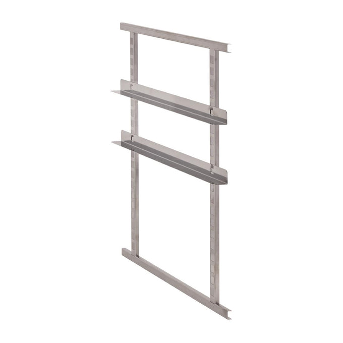 Kit de 4 glissières inox ajustables et 2 cadres métalliques pour DW585 - Cambro