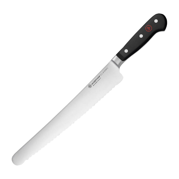 Couteau à trancher Wüsthof Classic lame alveolée 260 mm - Wusthof