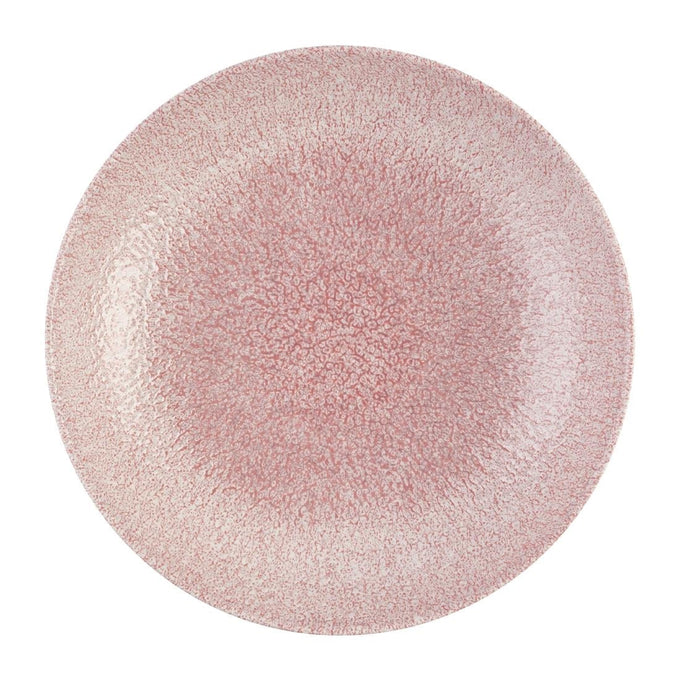 Assiettes coupe ronde Studio Prints Raku Rose Quartz Pink 182 mm (lot de 12) - Churchill