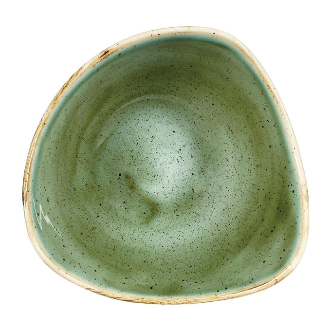 Bols triangulaires Stonecast Samphire Green 153 mm (lot de 12) - Churchill