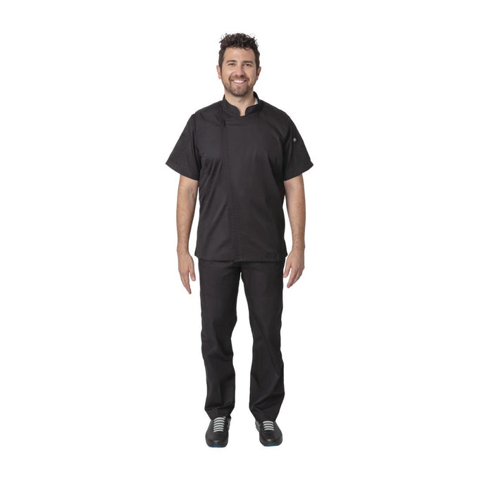 Veste de cuisine mixte Cool Vent Urban Springfield noire - Chef Works