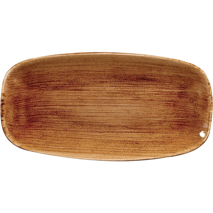 Assiettes oblongues Stonecast Patina Vintage Copper 298 mm (lot de 12) - Churchill