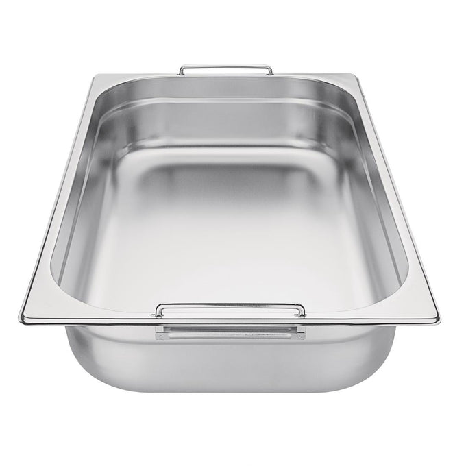 Bac GN 1/1 en inox avec poignées 100 mm - 13,5 L - Vogue