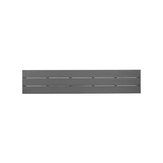 Bancs à lattes Valletta gris (lot de 2) - Bolero