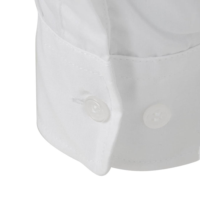 Chemise mixte Uniform Works manches longues blanche S - Chef Works