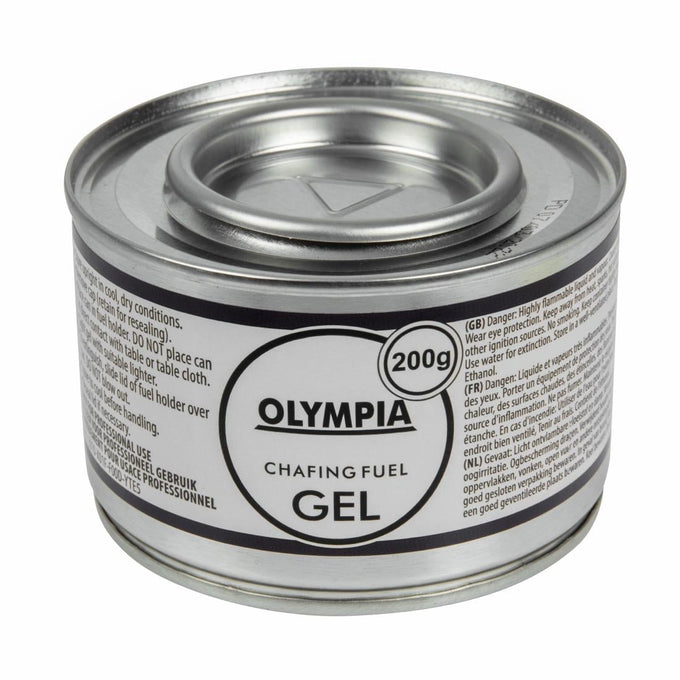 Gel combustible pour chauffe-plat 3h x 12 - Olympia