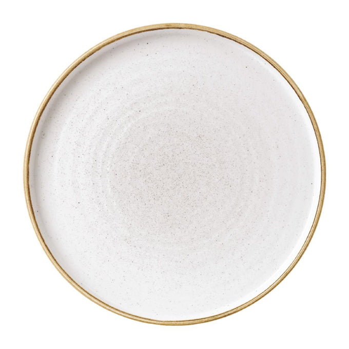 Assiettes avec rebord Stonecast Barley White 260 mm (lot de 6) - Churchill