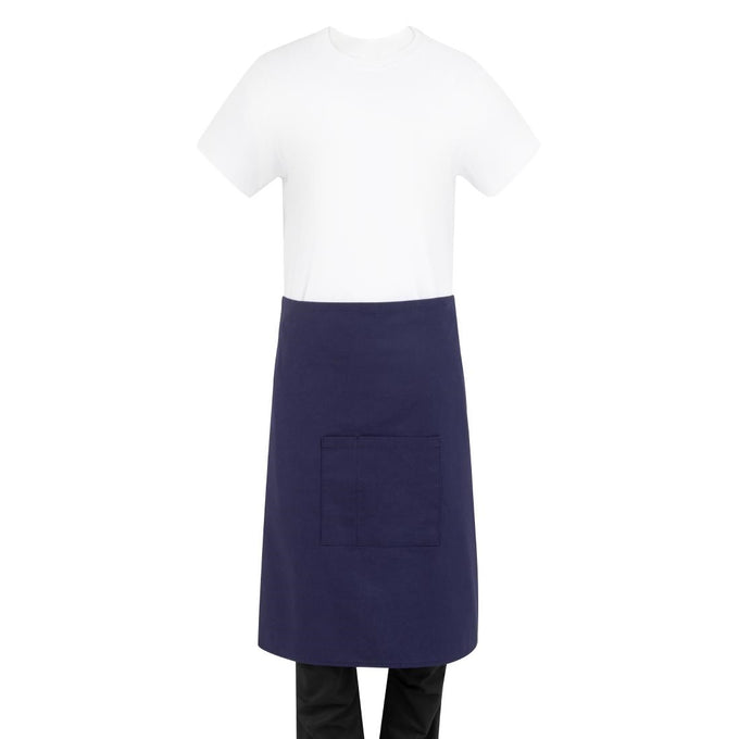 Tablier bistro en toile de coton marine - Southside
