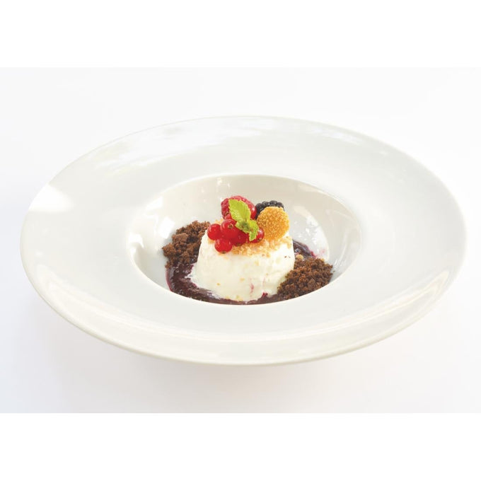 Assiettes creuses bord large Napoli 150 mm (lot de 10) - Saturnia