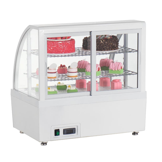 Vitrine réfrigérée de comptoir série C blanche 100 L - Polar