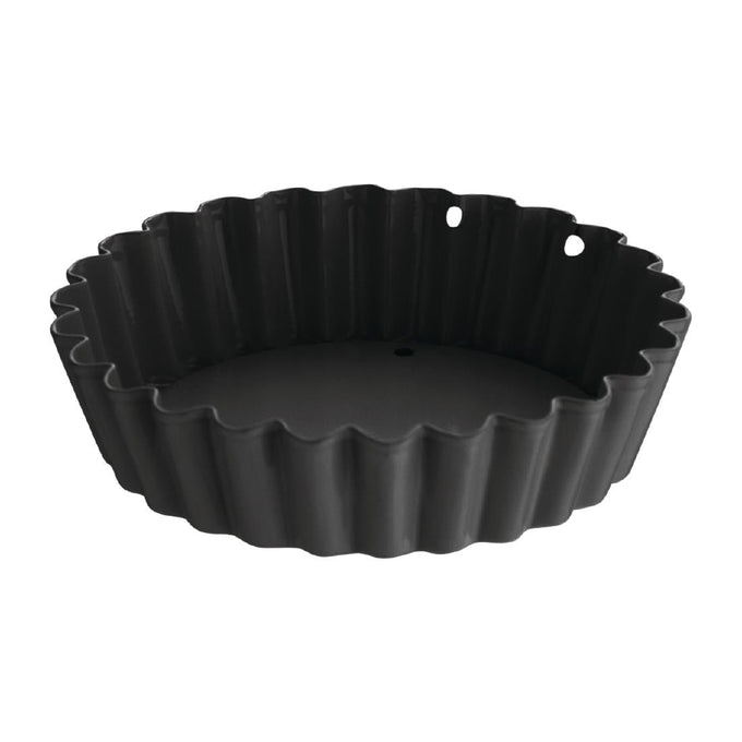 Moule à tartelette cannelé antiadhésif avec fond amovible 8 cm (lot de 3) - Vogue