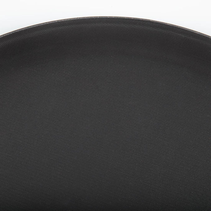 Plateau antidérapant en plastique Kristallon rond noir 406 mm - Olympia