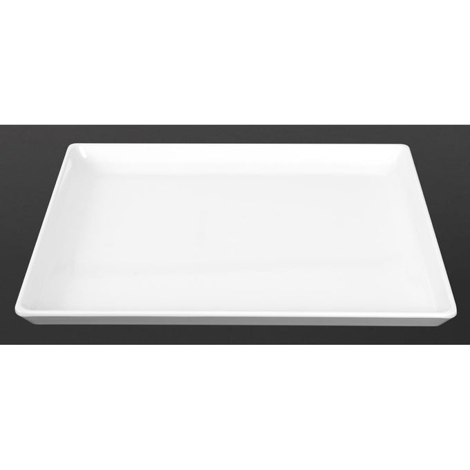 Plateau en mélamine Float blanc GN 1/2 - APS
