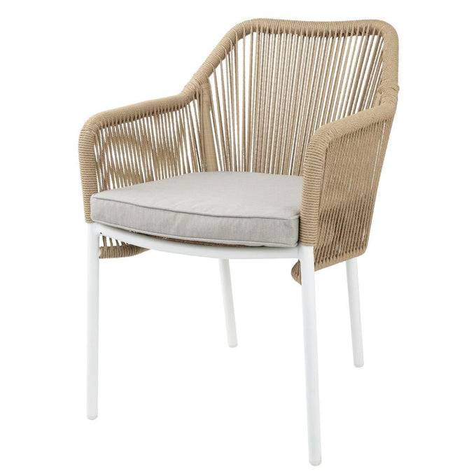 Fauteuils d'extérieur en rotin PE tressé Bay miel (lot de 2) - Bolero