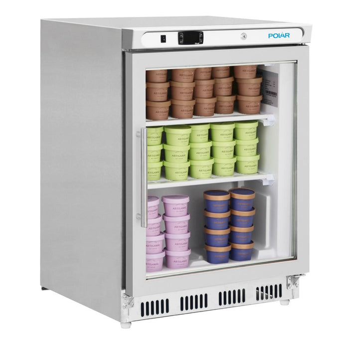 Vitrine réfrigérée négative de comptoir Série C inox 129 L - Polar