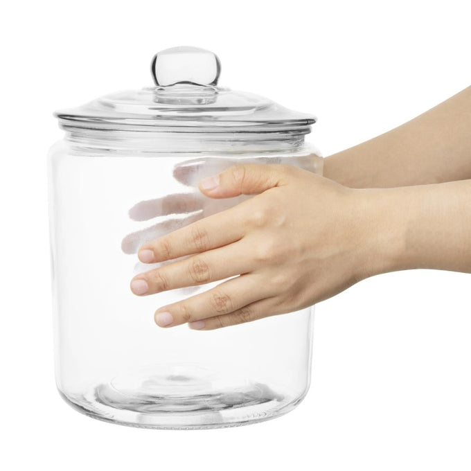 Ensemble de bocaux à biscuits en verre 6350 ml et 3800 ml - Olympia