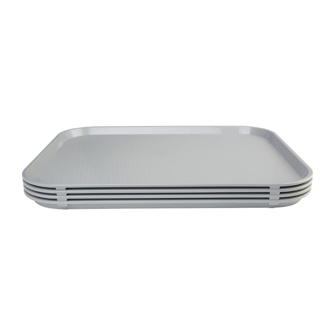 Plateau self-service Kristallon gris 350 × 450 mm - Olympia