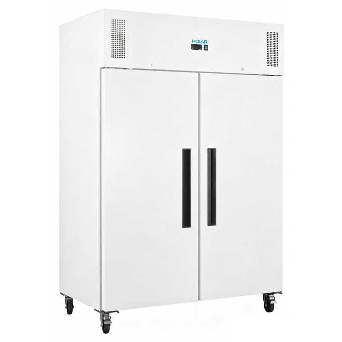 Armoire réfrigérée positive blanche série G 2 portes 1 152 L - Polar