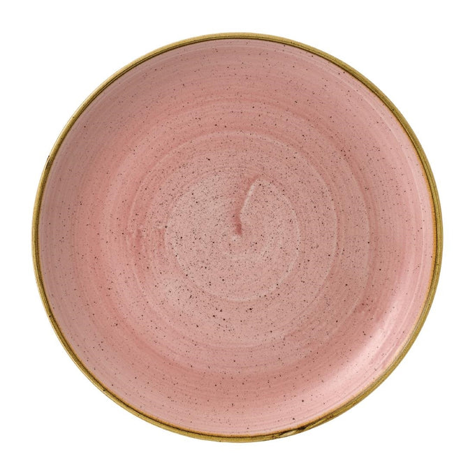 Assiettes rondes Stonecast Petal Pink 288 mm (lot de 12) - Churchill