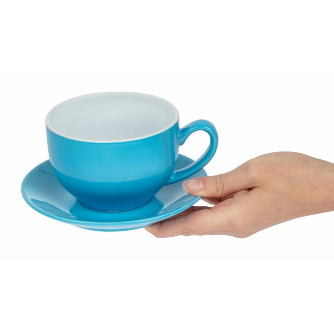 Tasses à cappuccino Café bleues 340 ml (lot de 12) - Olympia