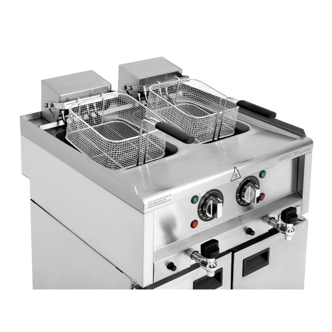 Friteuse électrique double cuve Série 600 2 × 8 L - Buffalo