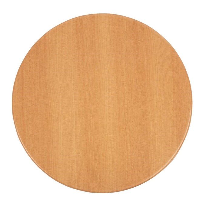 Plateau de table rond effet hêtre 600 mm - Bolero