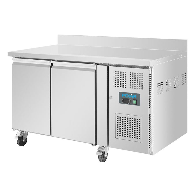 Table réfrigérée négative avec dosseret Série U 2 portes 282 L - Polar