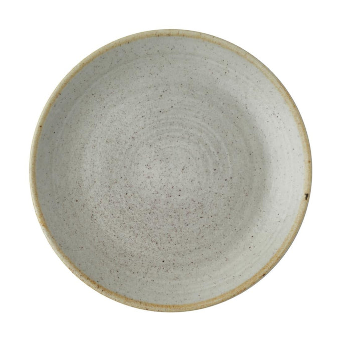 Assiettes rondes Stonecast Raw Evolve Grey 220 mm (lot de 12) - Churchill