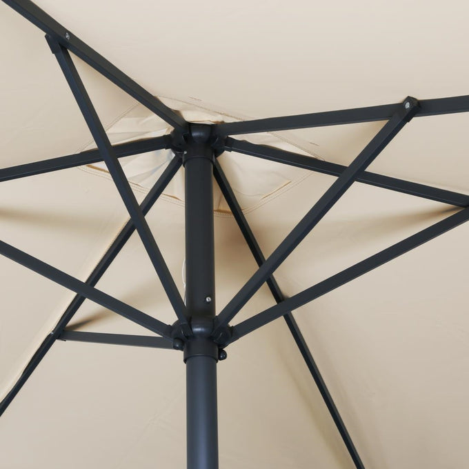 Parasol rectangulaire Seville 2 × 3m crème - Bolero