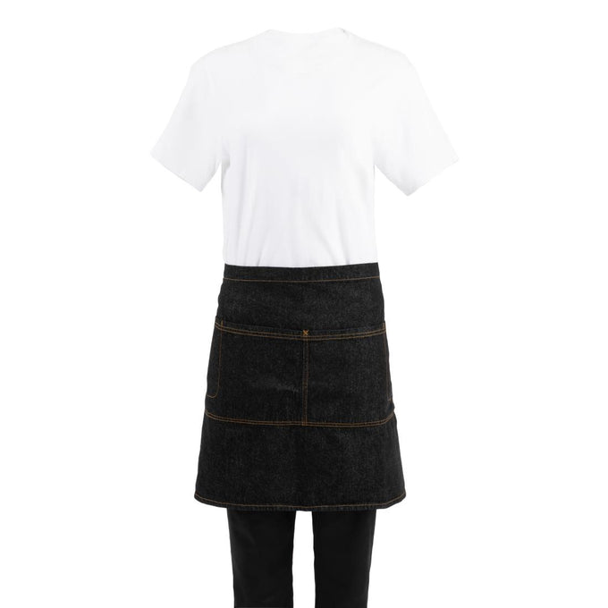 Tablier serveur court Memphis noir - Chef Works