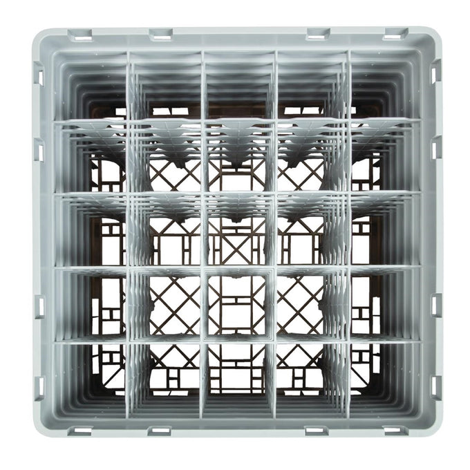 Casier à verres 25 compartiments Camrack beige hauteur max 298 mm - Cambro