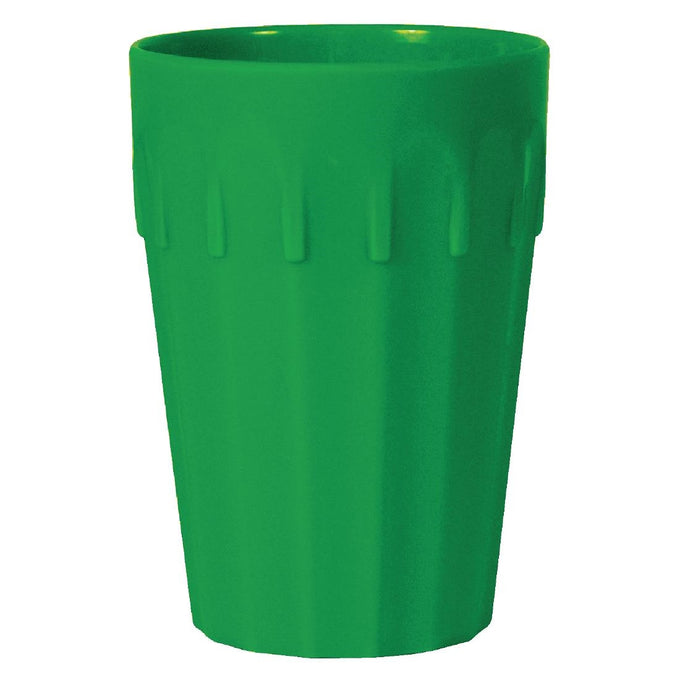 Gobelets en polypropylène Kristallon verts 142 ml (lot de 12) - Olympia