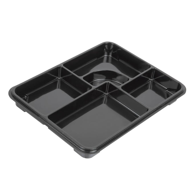 Plateaux repas recyclables Bento 263 × 201 mm (lot de 90) - Faerch
