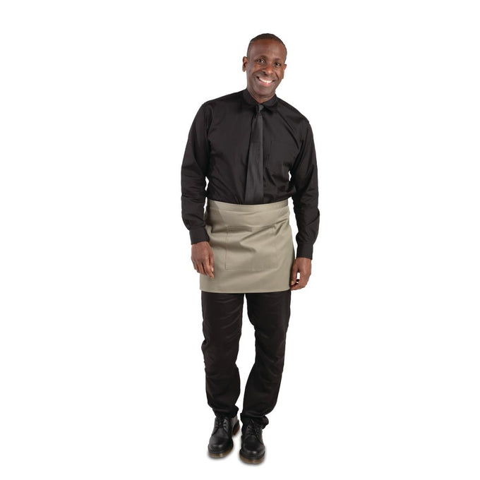 Tablier court Bistro vert olive - Whites Chefs Clothing