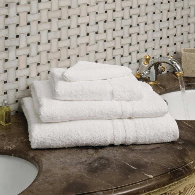 Drap de douche Capri blanc - 1350 x 700 mm - Mitre Essentials