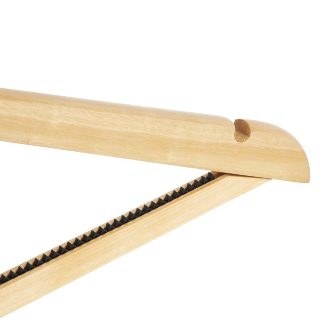 Cintres en bois naturel (lot de 10) - Bolero