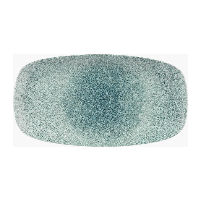Assiettes oblongues Studio Prints Raku Jade Green 189 × 355 mm (lot de 6) - Churchill