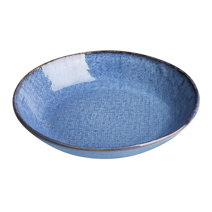 Bols plats Denim Blue 220 mm (lot de 6) - Olympia