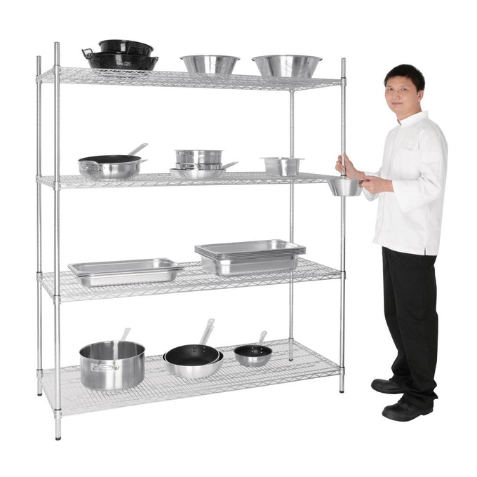 Étagère en kit 4 niveaux 1525 × 610 mm - Vogue