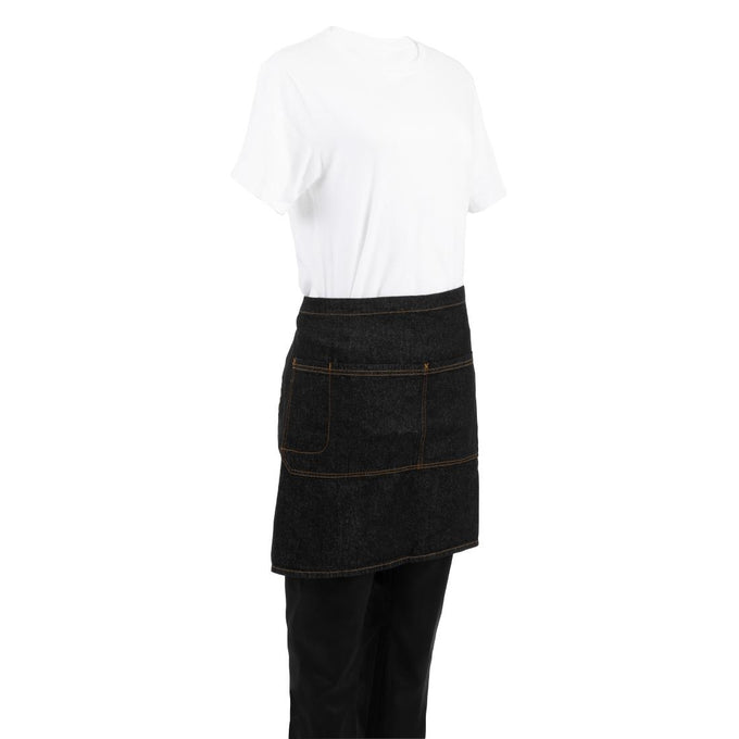 Tablier serveur court Memphis noir - Chef Works