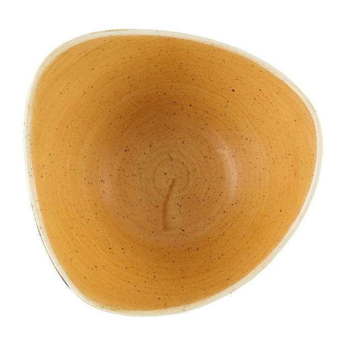 Bols triangulaires Stonecast Tangerine 153 mm (lot de 12) - Churchill