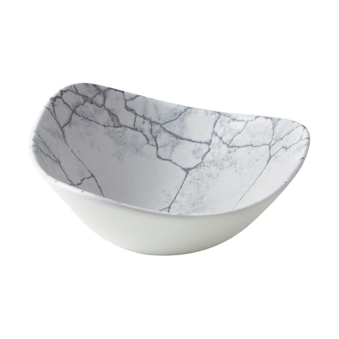 Bols triangulaires Studio Prints Kintsugi Pearl Lotus Grey 178 mm (lot de 12) - Churchill