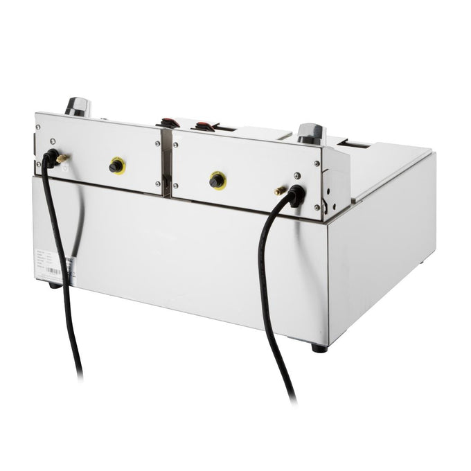 Friteuse électrique double avec minuterie 2 × 5 L - Buffalo