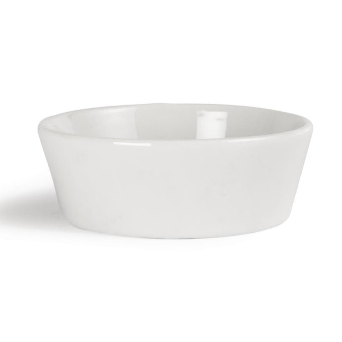 Mini plats ronds Whiteware 75 mm (lot de 12) - Olympia