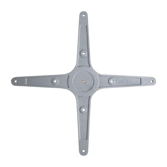 Pied de table à plateau basculant aluminium - L 618 x P 618 x H 680 mm - Bolero