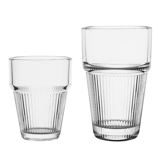 Gobelets empilables rainurés 300 ml (lot de 6) - Olympia